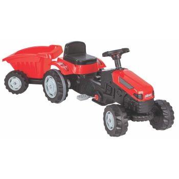 PILSAN TRAKTOR PEDÁLOS PÓTKOCSIVAL ZÖLD