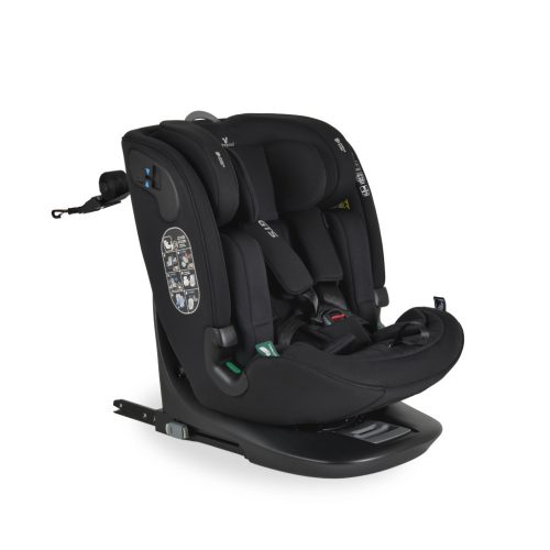 MONI GTS prémium autósülés 40-150cm SPS, 360fokban forgatható - fekete