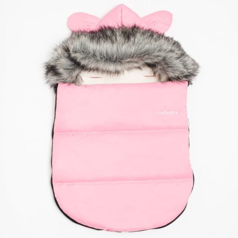 New Baby Alex Fleece Lux bundazsák - Pink