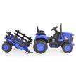 Moni Bo rancher elektromos traktor utánfutóval - kék
