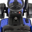 Moni Bo rancher elektromos traktor utánfutóval - kék