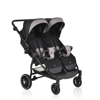 MONI TWINGO Iker babakocsi lábzsákkal - ONYX