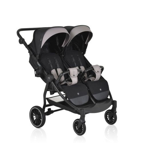 MONI TWINGO Iker babakocsi lábzsákkal - ONYX