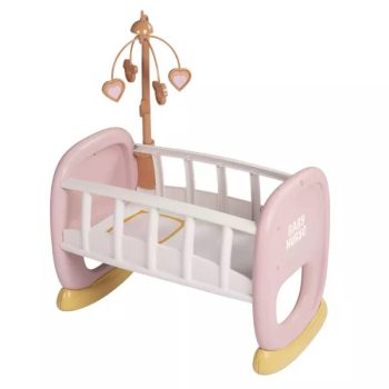Smoby Baby Nurse: Bölcső kiságyforgóval - narancs