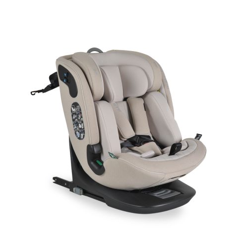 MONI GTS prémium autósülés 40-150cm SPS, 360fokban forgatható - bézs