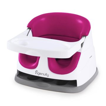   INGENUITY Ülésmagasító 2in1 Baby Base Pink Flambe 6hó+, 22kg-ig