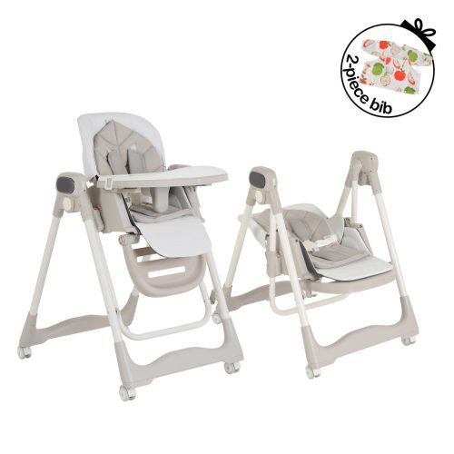 FUJI etetőszék és hinta 2in1 prémium huzattal BÉZS