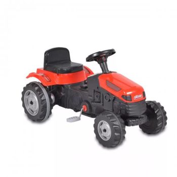 Moni Pilsan ráülős, pedálos traktor-piros