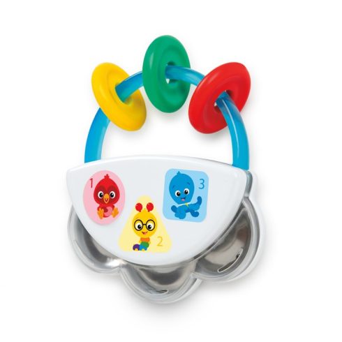 BABY EINSTEIN Tiny Tambourine™ Musical Toy & Rattle csörgő