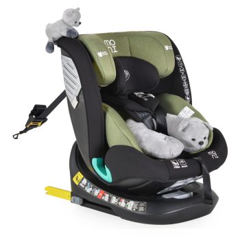   MONI SERENGETI I-SIZE 40-150СМ, 360° ISOFIX,NYAKPÁRNA, JÁTÉKKAL - ZÖLD