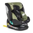 MONI SERENGETI I-SIZE 40-150СМ, 360° ISOFIX,NYAKPÁRNA, JÁTÉKKAL - ZÖLD