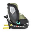MONI SERENGETI I-SIZE 40-150СМ, 360° ISOFIX,NYAKPÁRNA, JÁTÉKKAL - ZÖLD