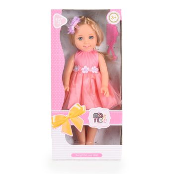 Moni hajasbaba fésűvel - 38cm