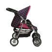 Moni Toys Pinky dots játék babakocsi