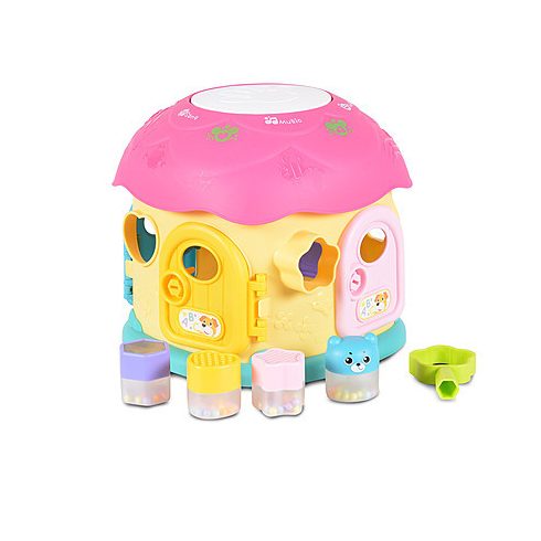 Formaberakó gombaház - rózsaszín