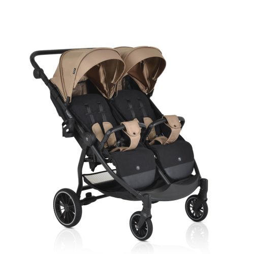 MONI TWINGO Iker babakocsi lábzsákkal - CAMEL