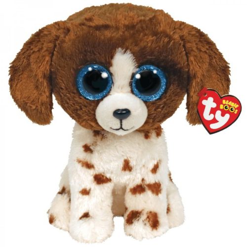TY BOOS plüssfigura MUDDLES -kutya- 15cm