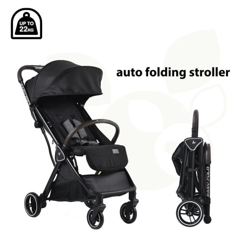 CANGAROO EASY FOLD AUTO CLICK SPORTBABAKOCSI 22 kg-ig - FEKETE
