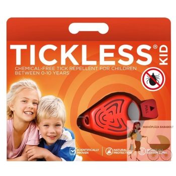 Tickless Ultrahangos kullancsriasztó KID narancs