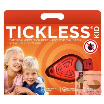 Tickless Ultrahangos kullancsriasztó KID narancs