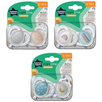 Tommee Tippee játszócumi CTN Éjszakai 2 db 6-18hó