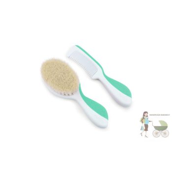 Nuvita fésű és hajkefe - cool green - 1137