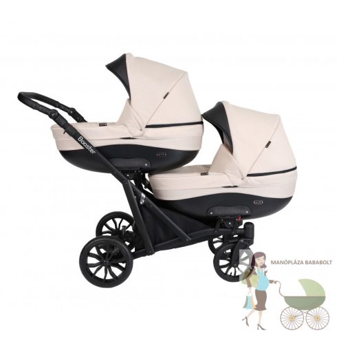 KUNERT BOOSTER IKER- ÉS TESTVÉRBABAKOCSI - BÉZS