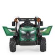 BO HARVEST elektromos traktor, 2 motoros - ZÖLD