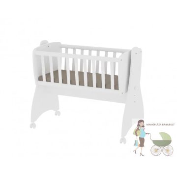   LORELLI FIRST DREAMS RINGATHATÓ BÖLCSŐ 105X55 - WHITE / FEHÉR