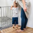 Babyono ajtórács fém - toldalékkal, 75-96cm 943/02