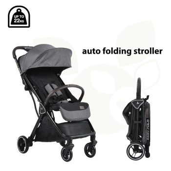   CANGAROO EASY FOLD AUTO CLICK SPORTBABAKOCSI 22 kg-ig - SZÜRKE