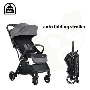   CANGAROO EASY FOLD AUTO CLICK SPORTBABAKOCSI 22 kg-ig - SZÜRKE