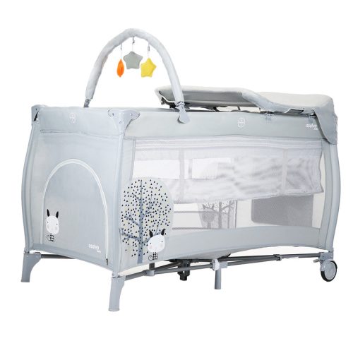Asalvo Complet utazóágy pelenkázóval - Nordica Grey