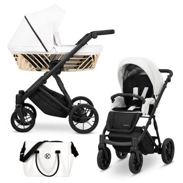 Kunert Ivento Glam Babakocsi - Műbőr fehér