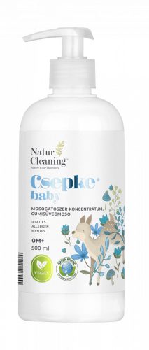 Csepke Baby mosogatószer koncentrátum , cumisüveg mosó 0m+ 500 ml