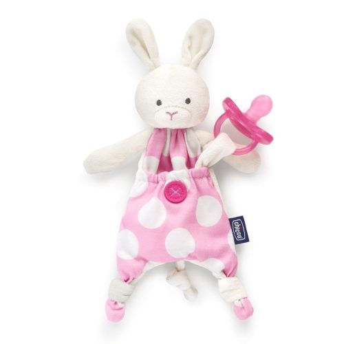 CHICCO Pocket Friend Elefánt szundikendő és cumitartó