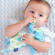 CHICCO Pocket Friend Elefánt szundikendő és cumitartó