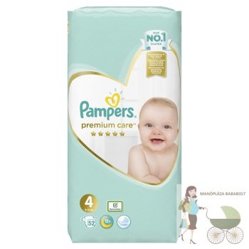 Pampers Premium Care pelenka 4-es,  9-14 kg 52 db