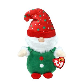 TY BOOS plüss figura GNOLAN, 15 cm - zöld törpe