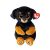 Ty Beanie Bellies plüss figura RANDI, 15 cm - Rottweiler