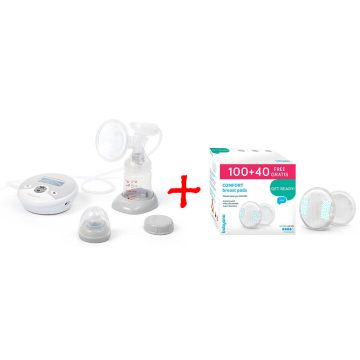   BabyOno mellszívó Nurse Pro elektromos, kétfázisú - 100 plusz 40db melltartóbetéttel 