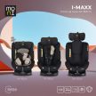 Moni i-MAXX autósülés, I-SIZE 40-150СМ, 360° ISOFIX,NYAKPÁRNA, JÁTÉKKAL - BÉZS